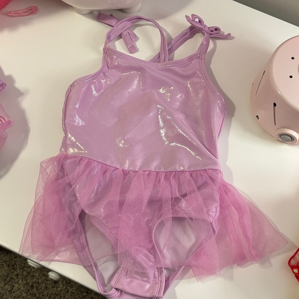 Cat & Jack Pink Kids Swim One Piece